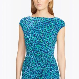 Ralph Lauren Sheath Print Women’s Midi Dress - 12